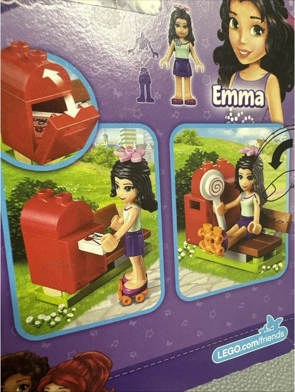 Lego Friends lot 41098 Emma’s tourist Kiosk & 30115 Olivia Jungle Air Boat READ